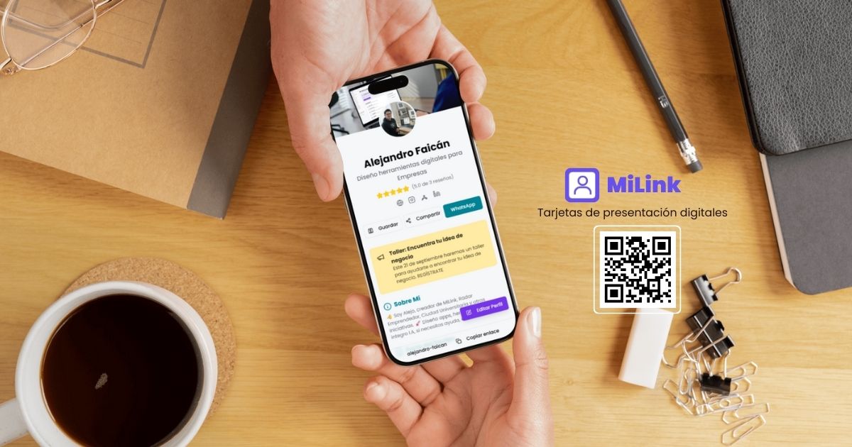 ¿Dónde compartir tu tarjeta digital de MiLink para sacarle el máximo provecho?